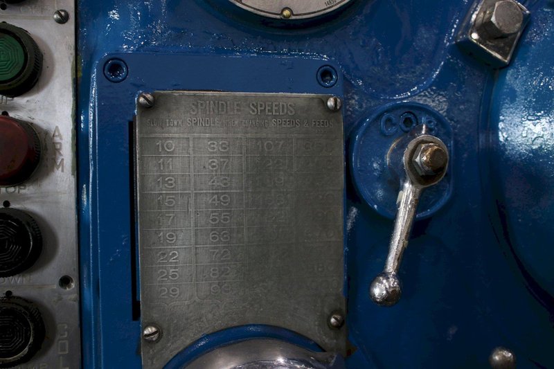 6' X 19" CARLTON RADIAL DRILL: STOCK #74022