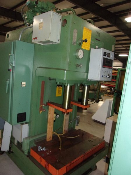 50 Ton PH Hydraulics, C Frame Press, Dual Ram STOCK# 3283