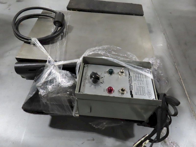 Suburban Tool EMCR-1218-L Fine Line Electro Magnetic Chuck with Minatron C2VRS-82-11 Control Unit- Auction Item