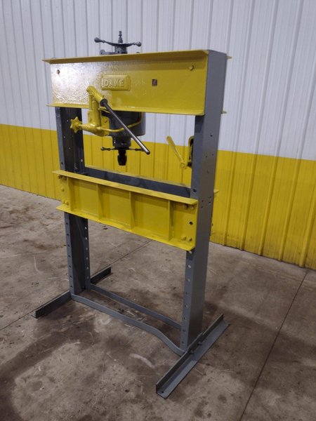 75 TON DAKE MODEL #75H HAND OPERATED HYDRAULIC H-FRAME SHOP PRESS: STOCK #23356