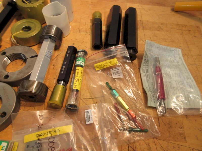 Master Ring Gauges and Assorted Thread and Plug Guages- Auction Item