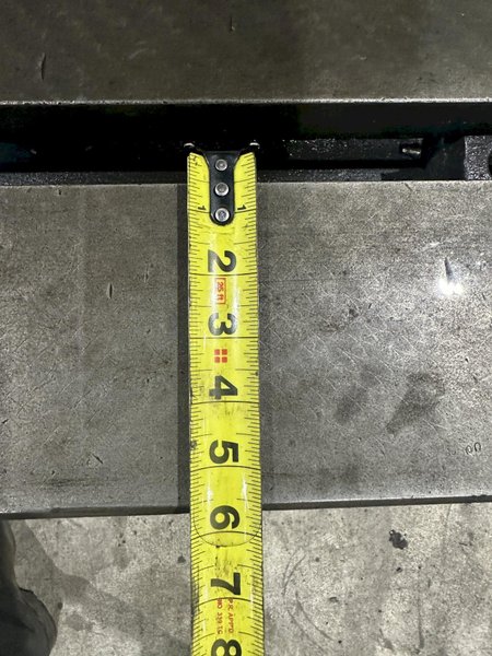 96&quot; X 120&quot; GIDDINGS &amp; LEWIS T SLOT POWERED AIR LIFT ROTARY TABLE: STOCK #22066