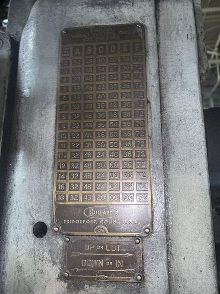 54" BULLARD CUTMASTER 4-JAW VERTICAL TURRET LATHE (VTL): STOCK #13151