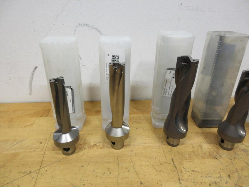 Komet ABS50 KUB Quatron Inserted Drill Bodies (12pcs), .985" - 1.75"  Diameters ***New in Packages***- Auction Item