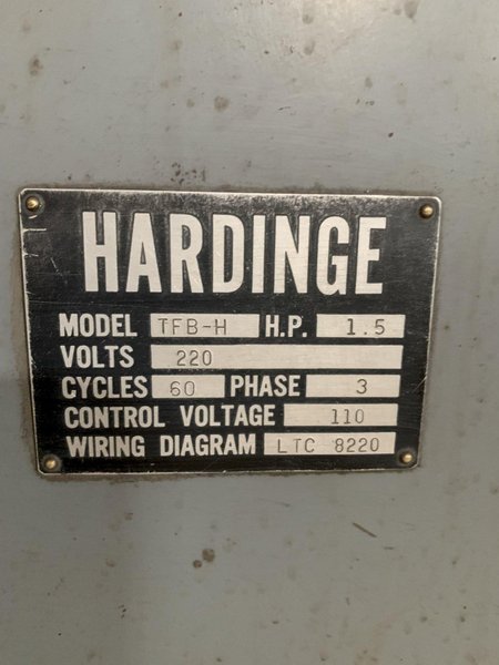 Hardinge Model TFB-H Lathe  (Turning - Facing &amp; Boring Lathe)