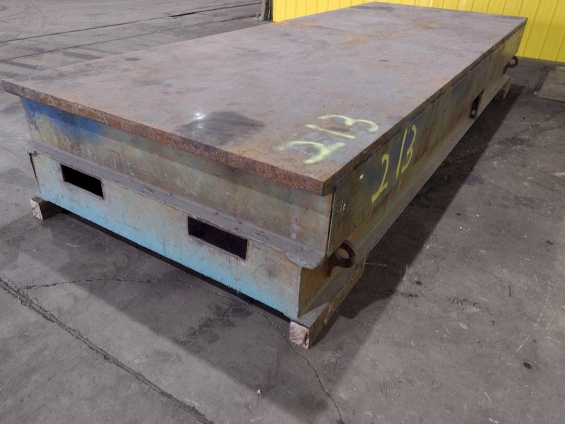 16&#039; X 6&#039; X 26&quot;H HEAVY DUTY STEEL TOP WELDING LAYOUT TABLE: STOCK #18978