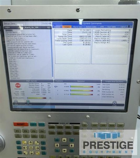 HAAS VF-3YT/40 4-Axis CNC Vertical Machining Center With HRT210 Rotary Indexer