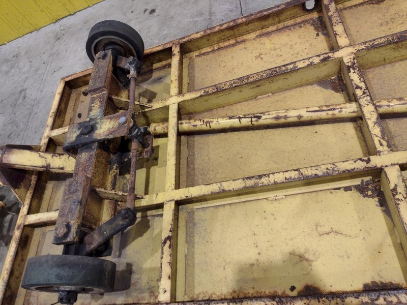 10,000 LBS X 4' X 9' HEAVY DUTY MOBILE TRANSFER / MOVING CART: STOCK #23513