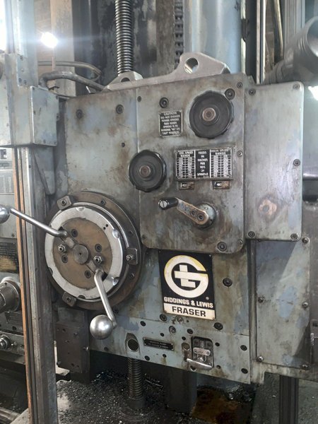 4&quot; GIDDINGS &amp; LEWIS MODEL #70A-DP4-T HORIZONTAL TABLE TYPE BORING MILL HBM: STOCK 13393