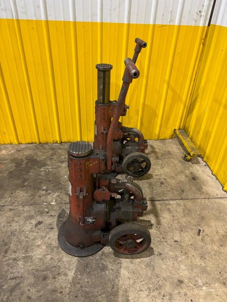 (2) 50 TON DUFF NORTON MODEL #528-AMJ AIR MOTOR JACKS, 17” LIFT: YOBRO #24196