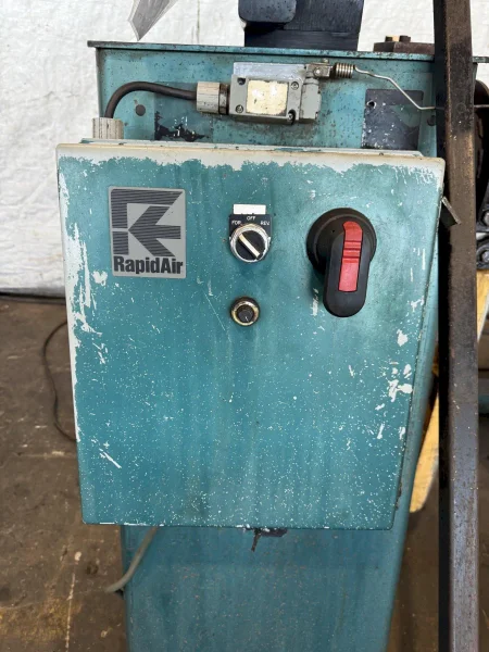 4,000 LB X 12" RAPID-AIR MODEL #RA4012 MOTORIZED COIL REEL UNCOILER : YOBRO #23930