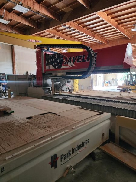 Park Industries JAVELIN Dual Table 5-Axis CNC Sawjet Stone Cutting Machine, 2024