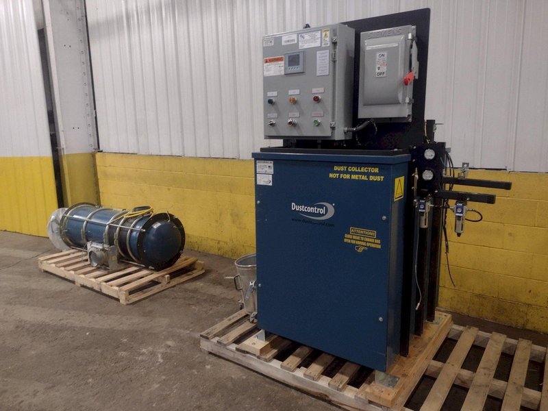 15 HP DUSTCONTROL MODEL #DC-11 &amp; RAF-1600 DUST COLLECTOR SYSTEM: STOCK #17169