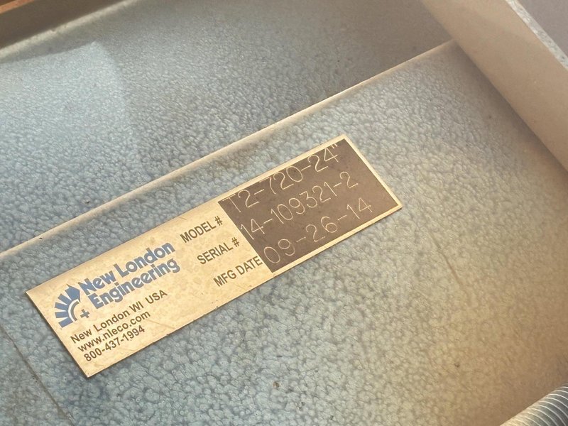 3&quot; x 2.75&quot; x 126 TON ARS MODEL #600 HYDRAULIC CHIP PUCKER BRIQUETTER: STOCK 22432