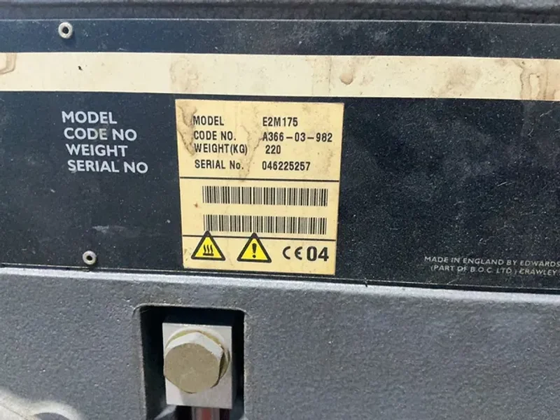 Boc Edwards 6.5 Kw Vacuum Pump - E2m175