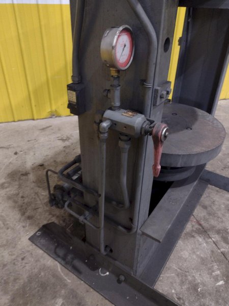 150 TON DAKE HYDRAULIC H-FRAME WHEEL PRESSING PRESS: YOBRO #25286