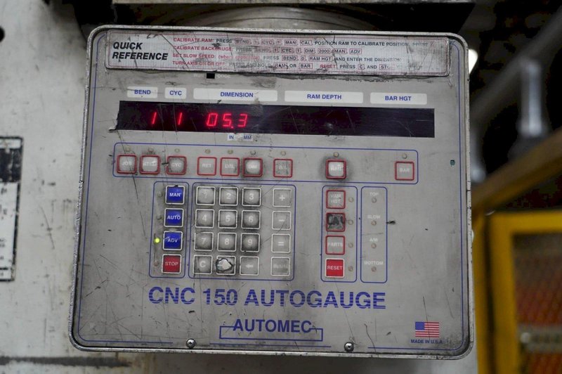 175 Ton X 12′ Wysong MTH175-144 Hydraulic Press Brake, 2002