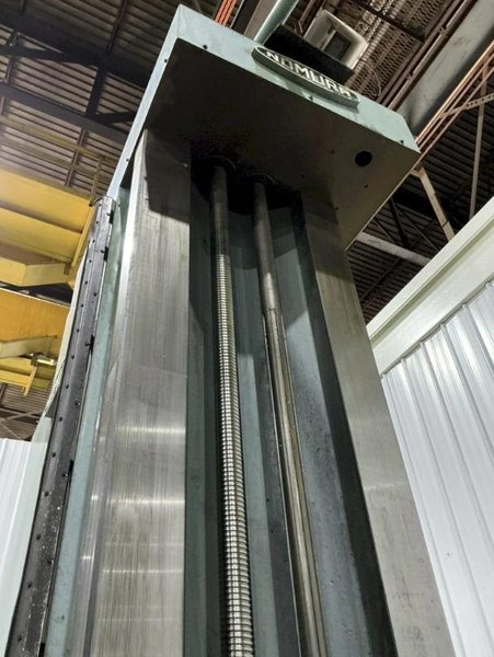 4" NOMURA B-100WP TABLE-TYPE HORIZONTAL BORING MILL 50 TAPER 96" TRAVEL. STOCK # 0543926