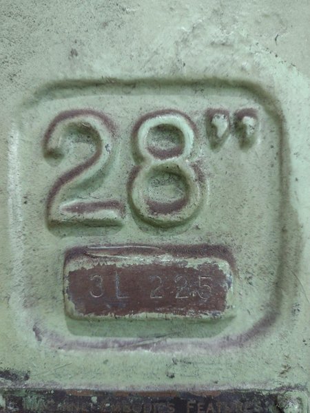 28&quot; CINCINNATI BICKFORD MODEL #3L GEARED HEAD SINGLE SPINDLE  DRILL: STOCK #22815