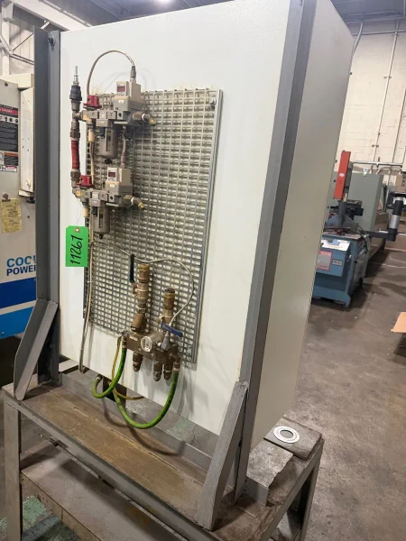 Dual ARO 100 KVA portable adaptive welding inverter spot welders with control unit and chiller