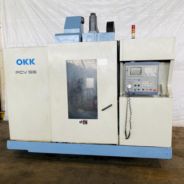 OKK PCV 55 CNC VERTICAL MACHINING CENTER. STOCK # 0633821
