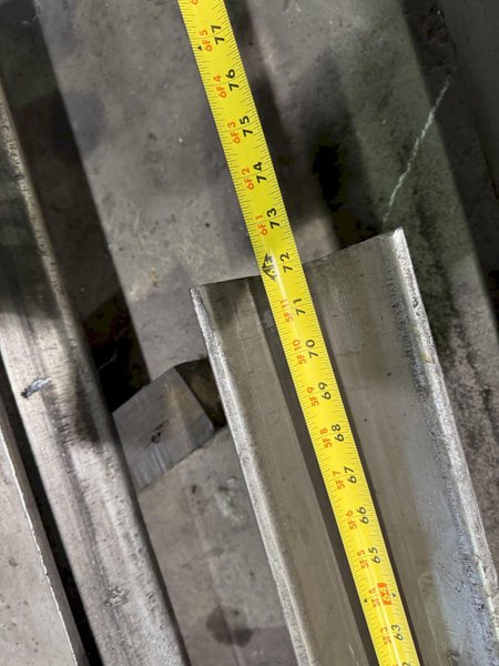 4&quot; OPENING X 72&quot; LONG 90 DEGREE BOTTOM PRESS BRAKE DIE. STOCK # 1224924