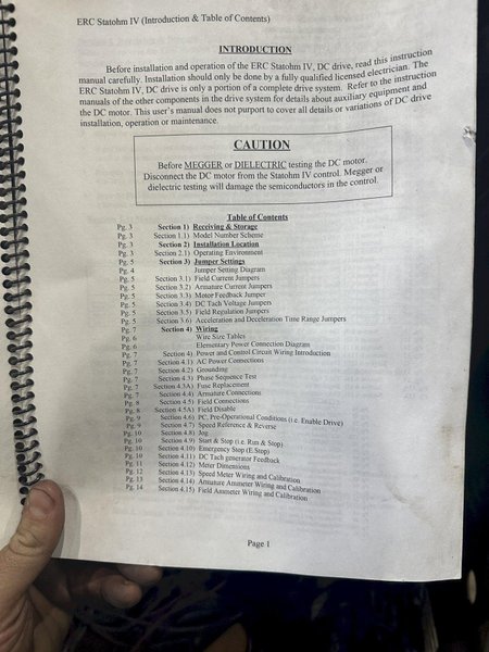 RELIANCE VARIABLE SPEED DRIVE: STOCK #22731