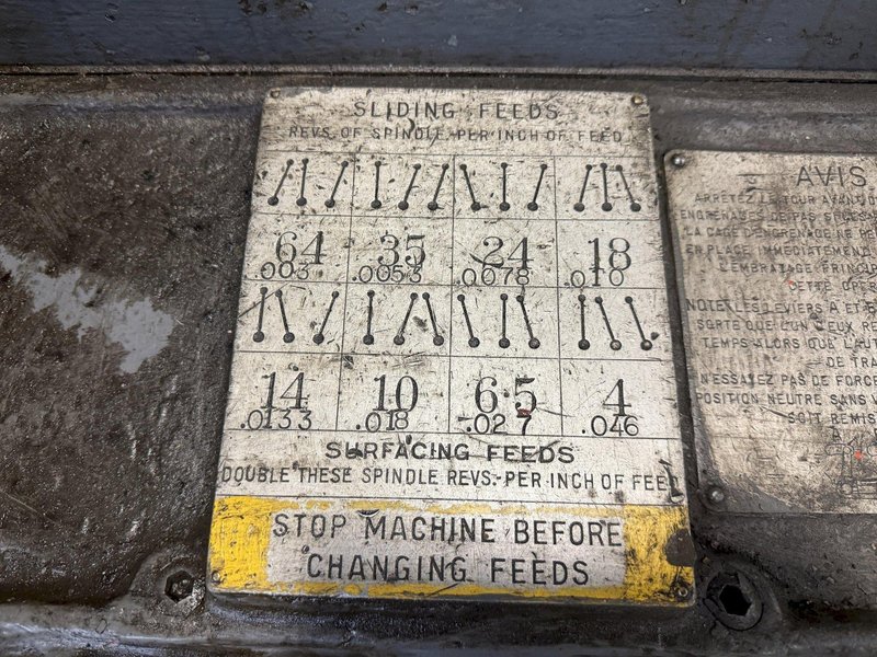 56" x 336" (28') BERTRAM ENGINE LATHE WITH DUAL CARRIAGES: STOCK #10964