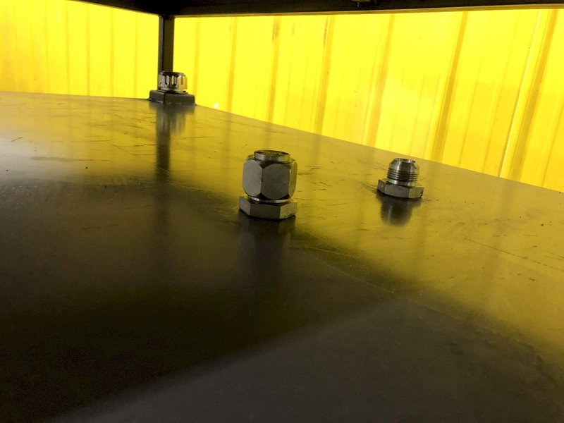 HYDRAULIC OIL RESERVOIR &amp; WORK TABLE: STOCK #16578