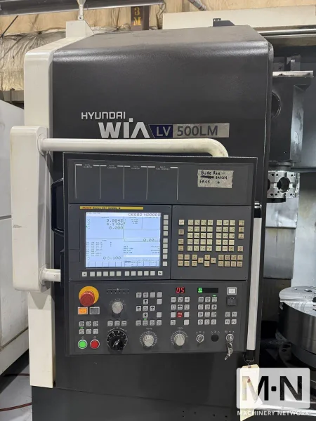 Hyundai Wia LV500LM CNC Vertical Turning Lathe, 2018