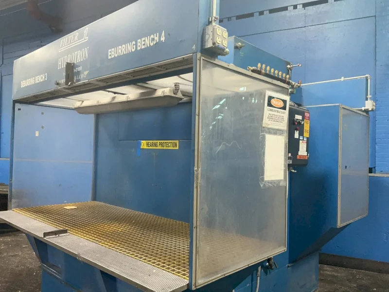 HYDROTON 94” X 35” (X2) /15/3600 HP WET TYPE DUST COLLECTOR AND DOWNDRAFT TBLE  -  DHYD-1-90-15-8-3-MO-VF