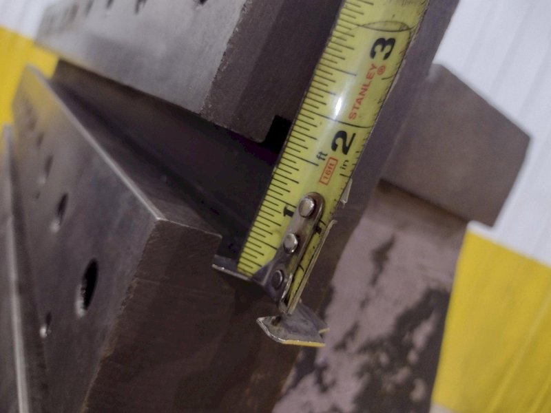 (2) 48" H X 29.5" W X 29" DEEP STEEL ANGLE PLATES: YOBRO #25794