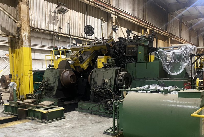 72” x .500” PRO-ECO HEAVY GAUGE ENTRY UNIT W/ HOLD-DOWN ROLL, PEELER, PINCH ROLLS &amp; FIVE ROLL FLATTENER