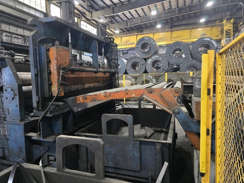 72" x .250" x 80,000# BRADBURY CUT TO LENGTH LINE