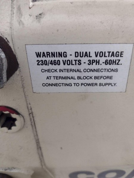 3 TON COFFING MODEL #EC6010 ELECTRIC CHAIN HOIST WITH TROLLEY: STOCK #23146