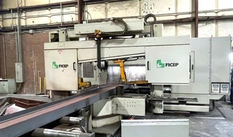 FICEP 1001 DDB DRILL &amp; K100 SAW LINE. STOCK #1006125