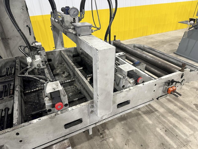 30&quot; x 14 GA DALCOS MODEL #PXN-800 AUTOMATIC COIL HYDRAULIC PUNCHING MACHINE: STOCK #20332