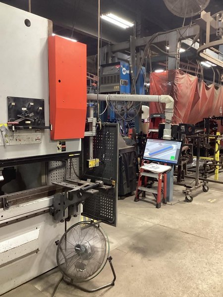 176 Ton x 10′ Bystronic Xact 160 CNC Hydraulic Press Brake, 2015