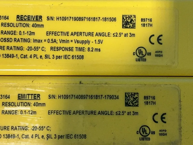 BANNER SAFETY LIGHT CURTAIN KIT  -  SLLP40-560-P88
