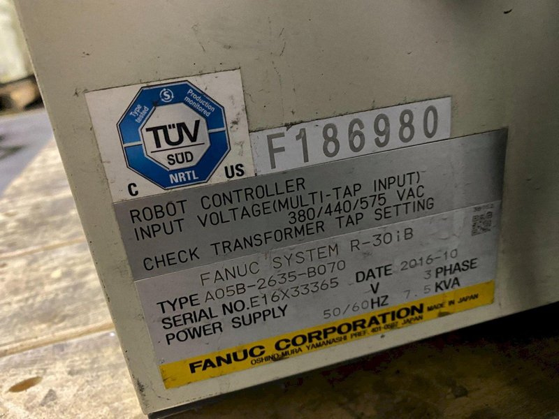 FANUC – R-2000iC/210F w/ R-30iB Controls REFURBISHED **NO PENDANT OR CABLE