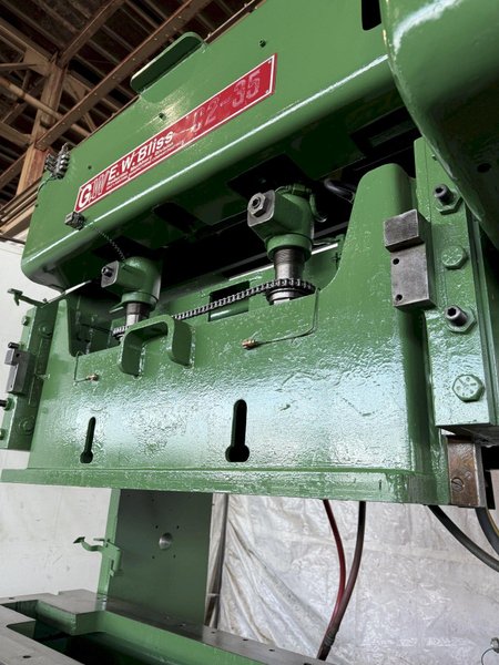 35 TON E.W. BLISS C2-35 GAP FRAME PRESS. STOCK # 0235525.