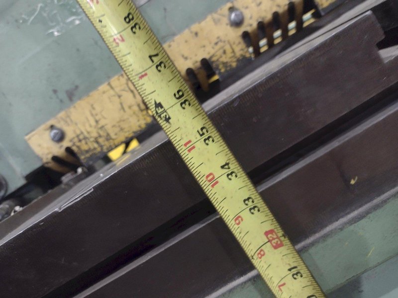 4' X  12 GAUGE PEXTO MODEL #12-U-4K MECHANICAL POWER SHEAR: YOBRO #25664