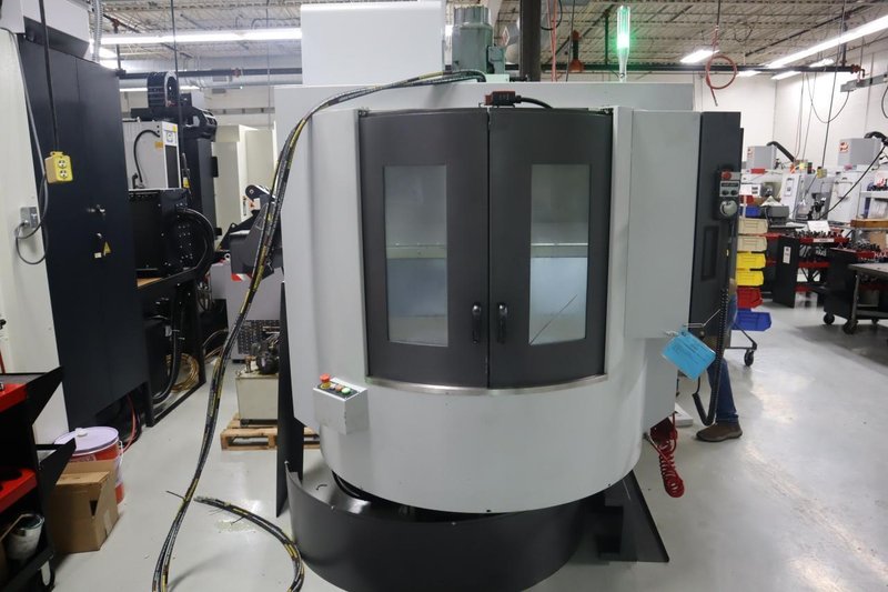 Hardinge-Bridgeport Model V480 APC Vertical Machining Center with 2-Station Automatic Pallet Changer, 10K Spindle, Probing System, Chip Conveyor