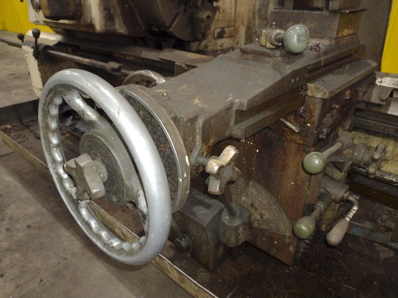 #2A WARNER &amp; SWASEY MODEL #M-3470 TURRET LATHE WITH CROSS SLIDING TURRET, " HOLE: YOBRO #24548