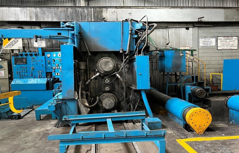 9 ” (228 mm) X 22” (559 mm) X 40” (1016 mm) HUNTER 4 HIGH ROLLING MILL (14533)
