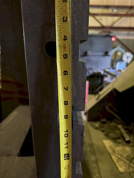 90" WIDE X 120" TALL T-SLOTTED ANGLE PLATE. STOCK #0548426