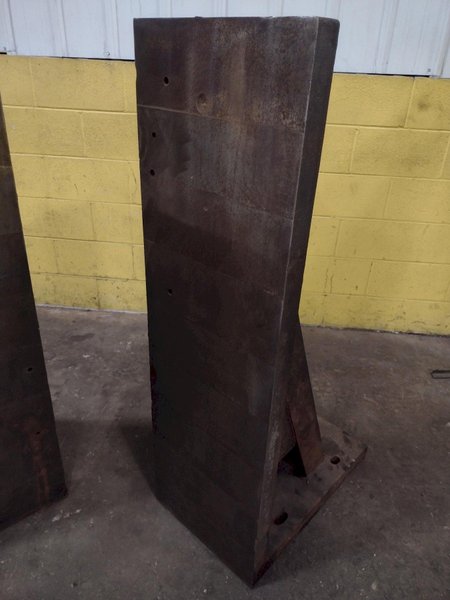 (2) 26&quot;L x 16&quot;W x 52&quot;H SET OF 2 STEEL ANGLE PLATES: STOCK 17141