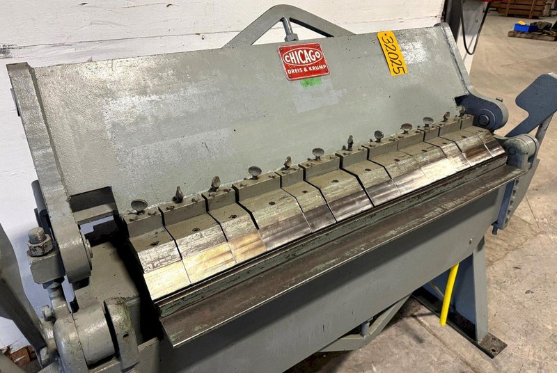 4&#039; x 12 Ga. Dreis &amp; Krump Box &amp; Pan Brake, BPO412-6, Complete Set Of Fingers
