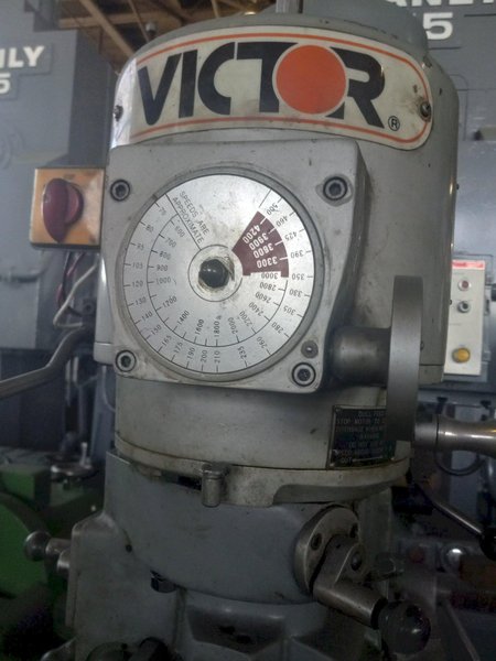 VICTOR JF-2VS VERTICAL MILL. STOCK # 1005024
