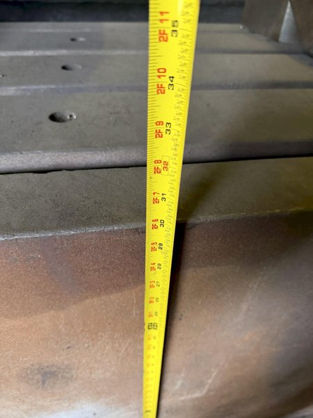 30" WIDE X 130" LONG X 30" TALL T-SLOTTED BOX RISER. STOCK #0548526